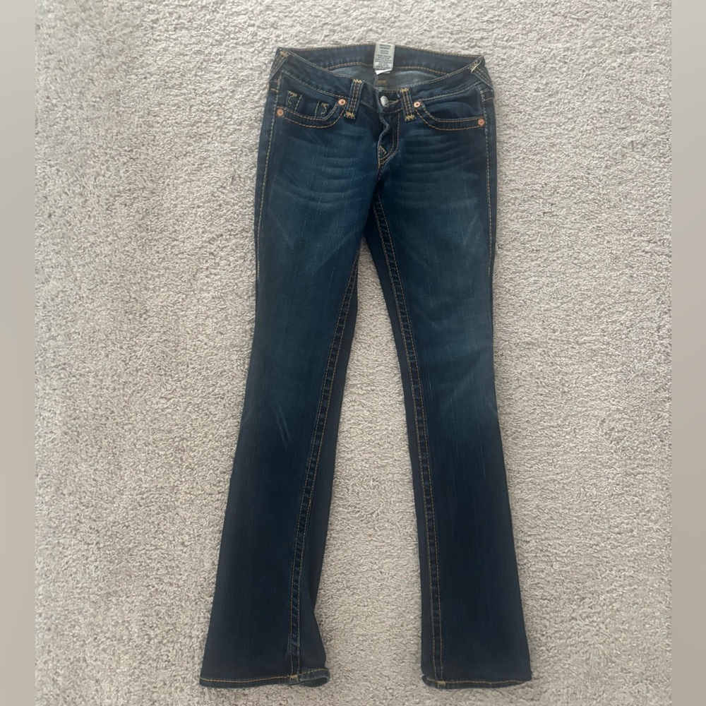 True Religion Blue Boot Cut Jeans Classic Style